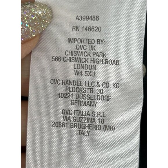 Attitudes by Renee Beach Dress XLP Black Red White Colorblock Maxi Sleeveless - Picture 7 of 8